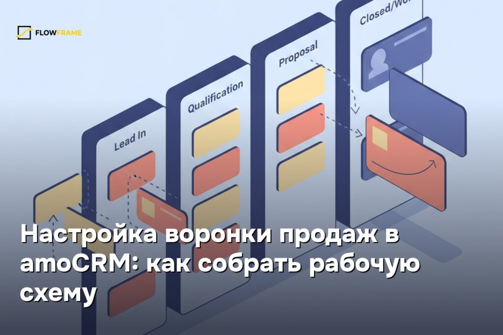 Настройка воронки продаж в amoCRM: как собрать рабочую схему