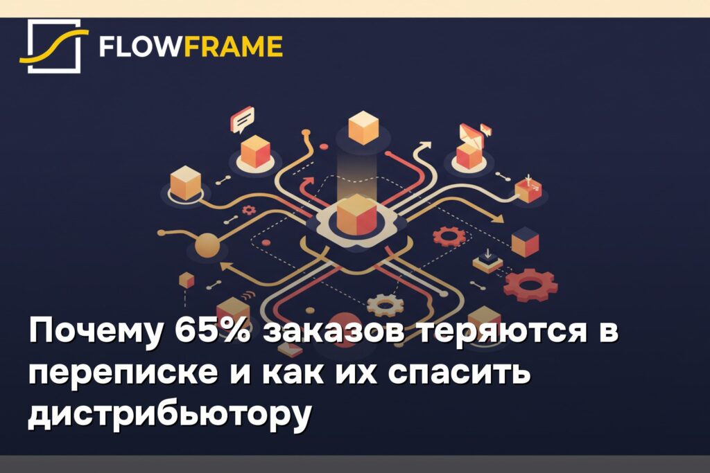Почему 65% заказов теряются в переписке и как их спасить дистрибьютору