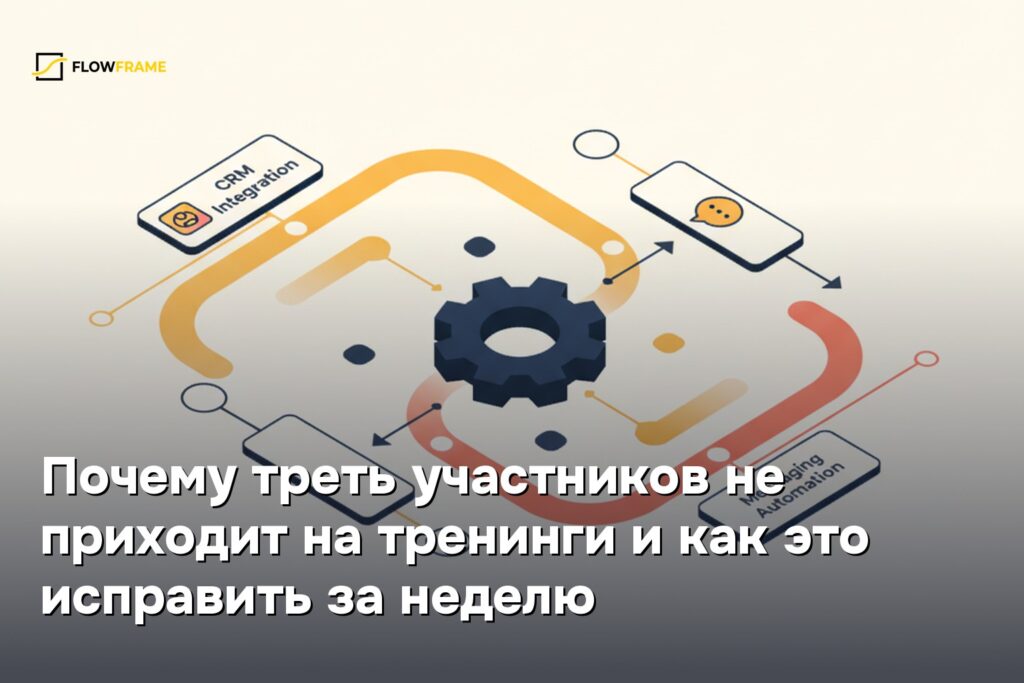 Почему треть участников не приходит на тренинги и как это исправить за неделю